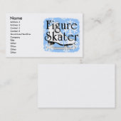 フィギュアスケート選手 名刺 (正面/裏面)