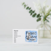 フィギュアスケート選手 名刺 (スタンド正面)
