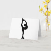 フィギュアスケート カード (黄色い花)