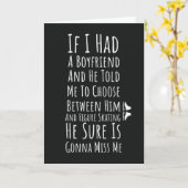 フィギュアスケート カード 女子 スケーター 彼女のために (黄色い花)