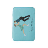 フィギュアスケート バスマット (正面縦)