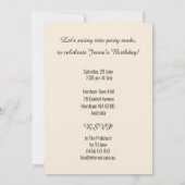 フィギュアスケート 招待状 (裏面)