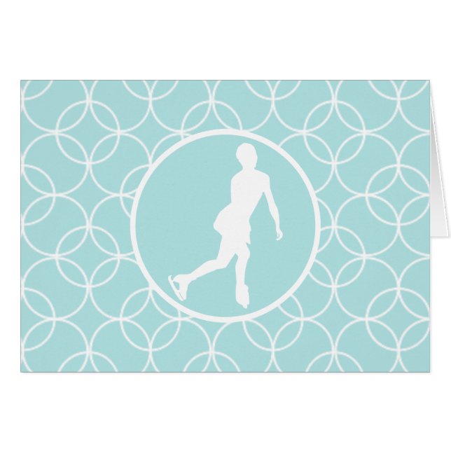 フィギュアスケート; 空色の円 (正面横)