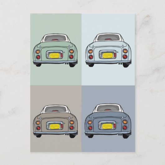 フィギュアズフィガロシーズンモーターカーズはがき ポストカード (正面)