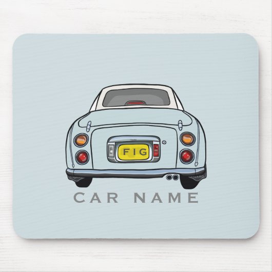 フィギュア淡い色のアクアフィガロカーマウスパッド マウスパッド (正面)