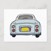 フィギュア淡い色のアクアフィガロ車はがき ポストカード (正面)