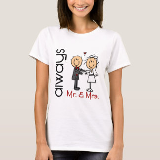 フィギュア結婚のカップルMr.常に夫人 Tシャツ