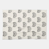 フィギュア:フィガロカーパターンベージュキッチンタオル キッチンタオル (横)