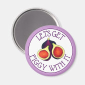 フィギュスのベジタリアンでフィギーおもしろいを取ろう マグネット (正面/裏面)