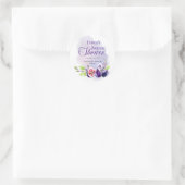 フィギュスボホパープル |ペリフローラブライダルシャワー ラウンドシール (バッグ)