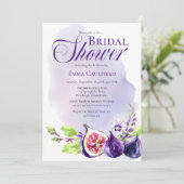 フィギュスボホパープル |ペリフローラブライダルシャワー 招待状 (スタンド正面)