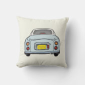 フィギュレーションアクア淡い色のフィガロカークリーム クッション (正面)