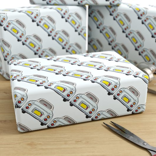 フィギュレーションアクア淡い色のブルーフィガロラッピング紙 ラッピングペーパー