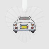 フィギュレーションキュートホワイトフィガロカーオーナメント オーナメント (正面)