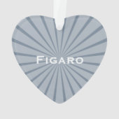 フィギュレーションキュートラピスグレーフィガロカーオーナメント オーナメント (裏面)