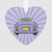 フィギュレーションキュート薄紫フィガロカーオーナメント オーナメント (正面)