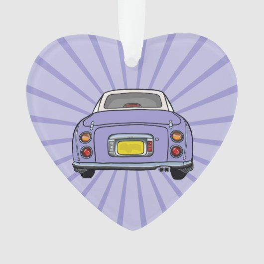 フィギュレーションキュート薄紫フィガロカーオーナメント オーナメント (正面)