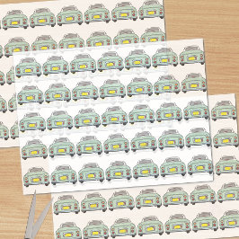 フィギュレーショングリーンフィガロカーパターンティッシュペーパー 薄葉紙