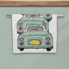 フィギュレーションコンボイグリーンフィガロ車のキッチンタオル キッチンタオル