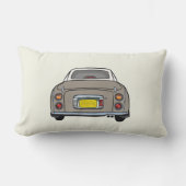 フィギュレーショントパーズミストフィガロカープレイドシルエット ランバークッション (正面)