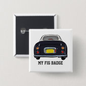 フィギュレーションブラックフィガロ車名バッジ 缶バッジ (正面&裏面)