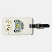 フィギュレーションモノグラムグリーンフィガロカーラゲージタグ ラゲッジタグ (正面横)