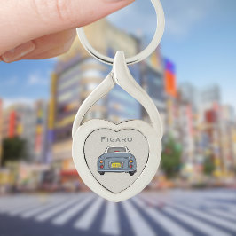 フィギュレーションラピスグレーフィガロカーシルバーハート キーホルダー