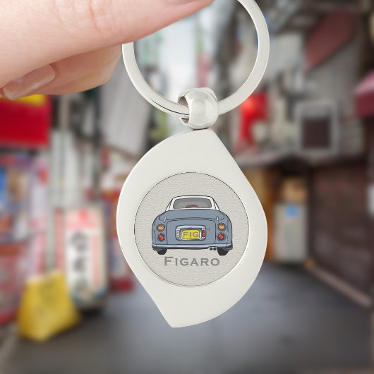 フィギュレーションラピスグレーフィガロカーモノグラムシルバー キーホルダー