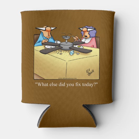 「フィクシットさん」ユーモアクーラーボックスギフト 缶クーラー (正面)