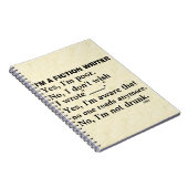 フィクションおもしろいライターの回答シート ノートブック (右側)