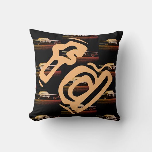 フィクションは枕の後をつけます クッション (正面)