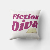 フィクションディバサッシー作家デザインスローガン クッション (裏面)