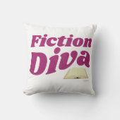 フィクションディバサッシー作家デザインスローガン クッション (正面)