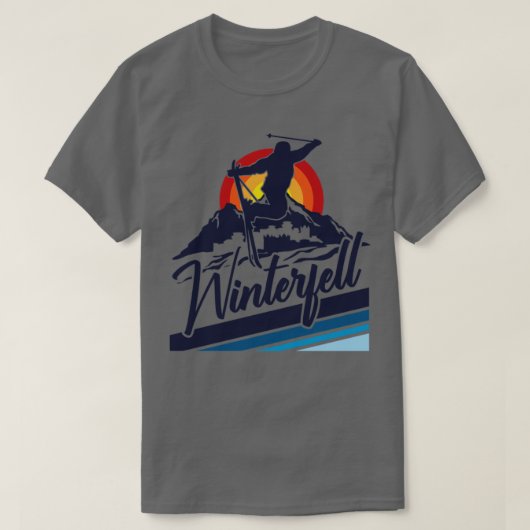 フィクション・スキーリゾート Tシャツ (デザイン正面)