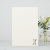 フィグデュードロップス うさぎ 文房具 便箋 (スタンド正面)