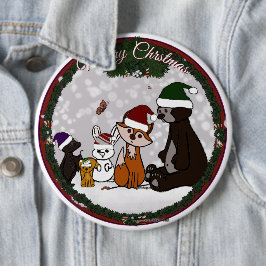 フィグデュードロップ メリークリスマス ラウンドボタン 缶バッジ