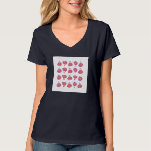 フィグフルーツスケッチキッチンヌークプリントデコールギフト Tシャツ