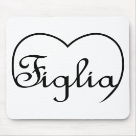 フィグリアイタリアンインは娘ハート マウスパッド