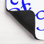 フィグリアドーターブルーイタリアンハート マウスパッド (コーナー)