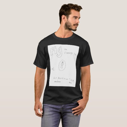 フィグ・ザ・フラミンゴ Tシャツ (正面フル)