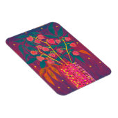 フィサリスオータムプラントブーケカラフルフローラアート マグネット (右側)