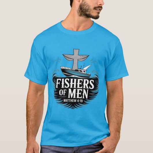 フィシュマン・オブ・メン・クリスチャン Tシャツ (正面)