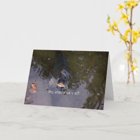 フィシ感じー カード (黄色い花)