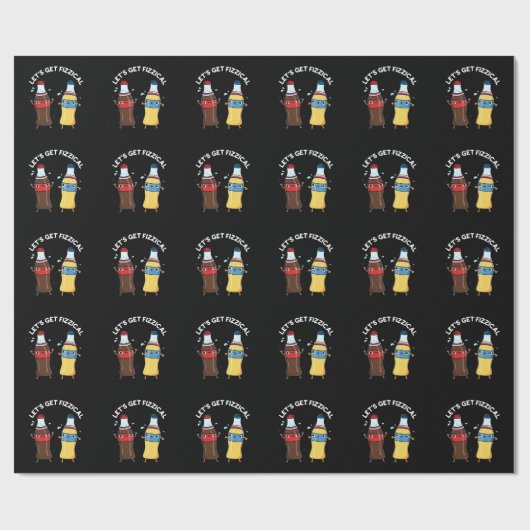 フィジカルなソーダプンおもしろいダークポップ・アートのBGを取得しよう ラッピングペーパー (フラット)