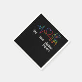 フィジカルセラピストライブラブフィジカルセラピータイ スタンダードカクテルナプキン (角)