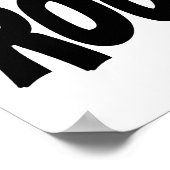 フィジカルセラピストロック！ポスタープリント ポスター (角)