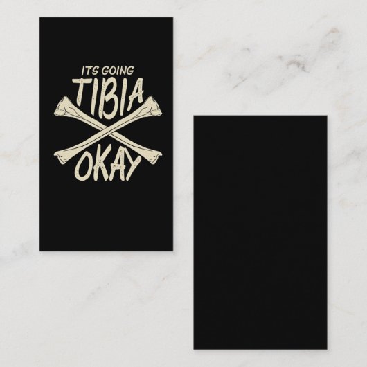 フィジカルセラピーがすぐに骨折を贈られる 名刺 (正面/裏面)