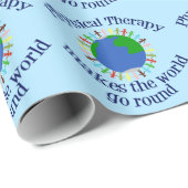 フィジカルセラピーが世界を一周 ラッピングペーパー (ロールコーナー)