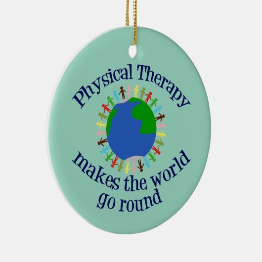 フィジカルセラピーが世界を動かす セラミックオーナメント (右)