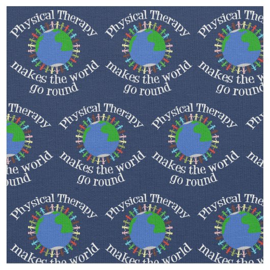 フィジカルセラピーが世界を動かす ファブリック (クローズアップ)